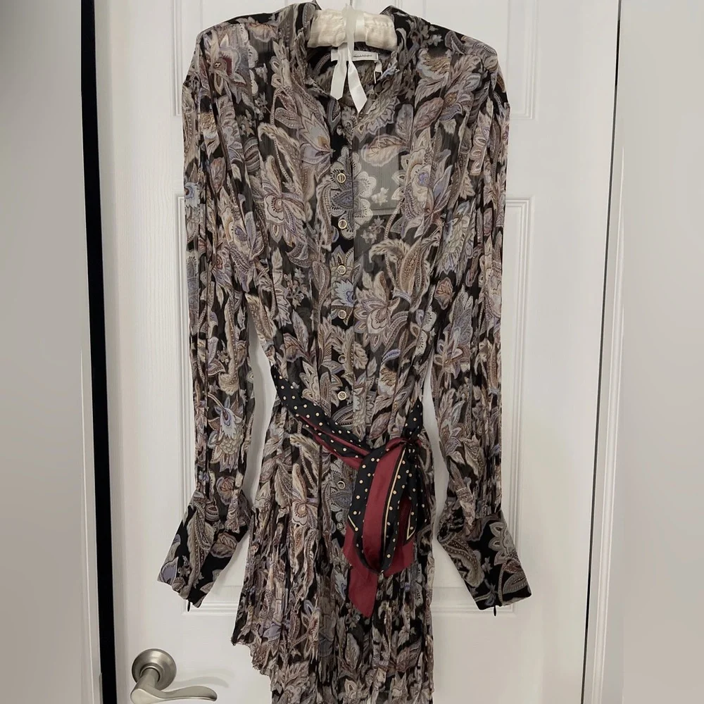 Zimmermann Ladybeetle Lantern Mini Dress - Picture 2 of 16